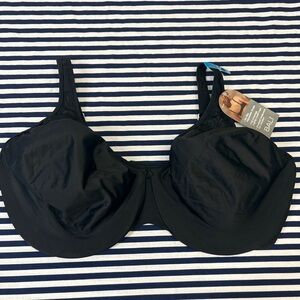 Bali Black Seamless Cups Minimizer Bra Size 38DDD